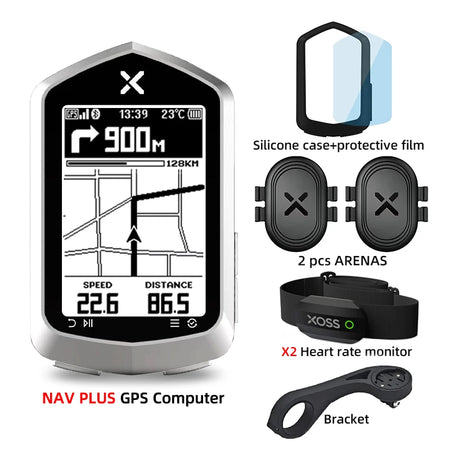 XOSS NAV Plus &ndash; Advanced GPS Navigation for Cycling NAVPlus 2ARENA HR