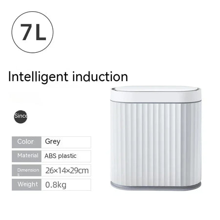 DAISHU Smart Sensor Trash Can 7L Grey / Battery