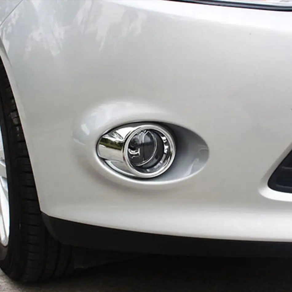 Trim per cornice dei fari fendinebbia in ABS cromo per Ford Focus 3 MK3 anteriore sinistro e destro 2 pezzi