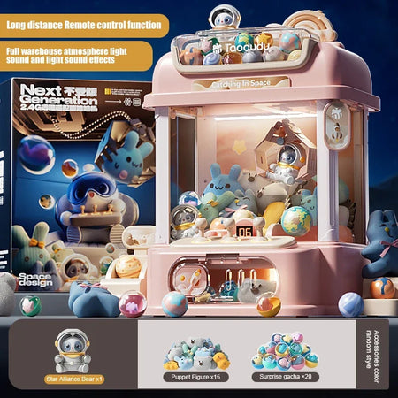 Claw Machine For Kids Doll Toy Mini Crane &ndash; Light Music red standard