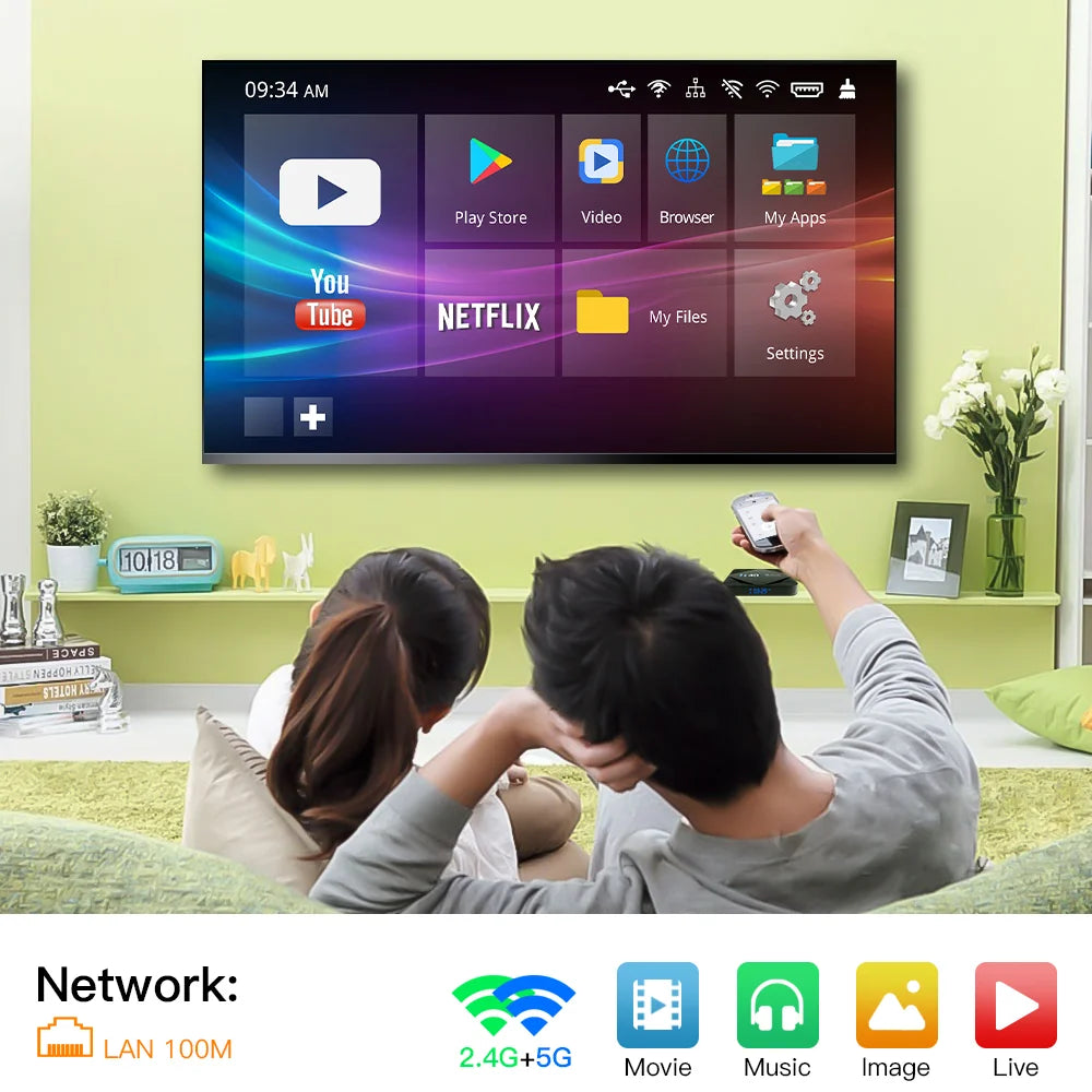 TOPSION TV Box 6K Android 10 &ndash; 6K and 4K HDR Video Playback