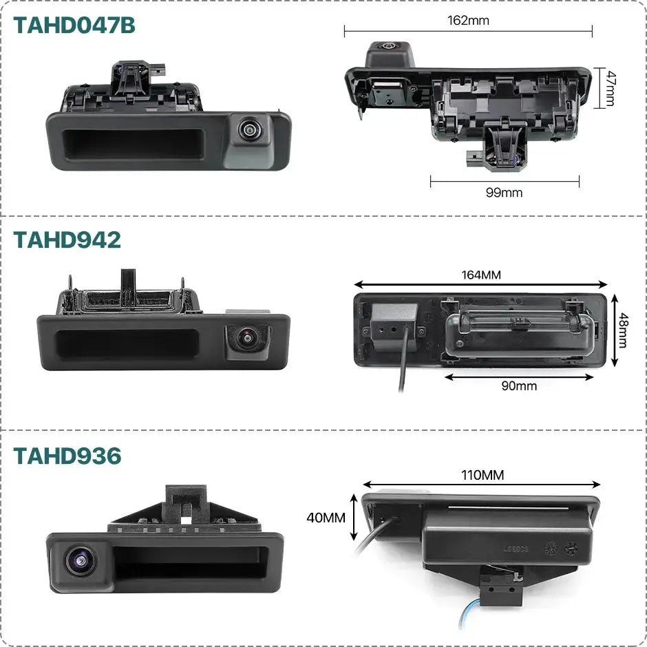 Dynamic Trajectory Trunk Handle Rear View Camera For BMW X1/3/5 E39 E53 E82 E88 E84 E90 E91 E92 E93 E60 E61 E70 F10 F30 F11 F25 by InterCyprus Trading Ltd