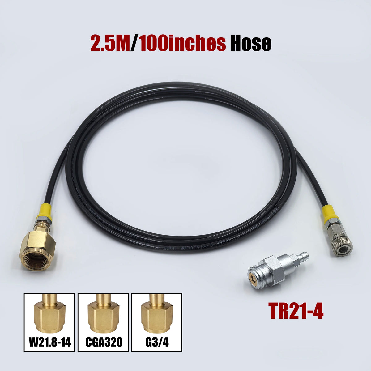 Soda Water Maker W21.8-14 CGA320 Adapter &ndash; Quick Disconnect