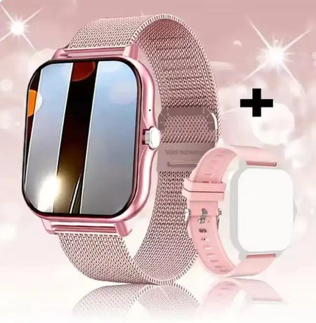 LAXASFIT 2025 Smart Watch 1.83 Inch HD Screen Bluetooth Call Pink ML