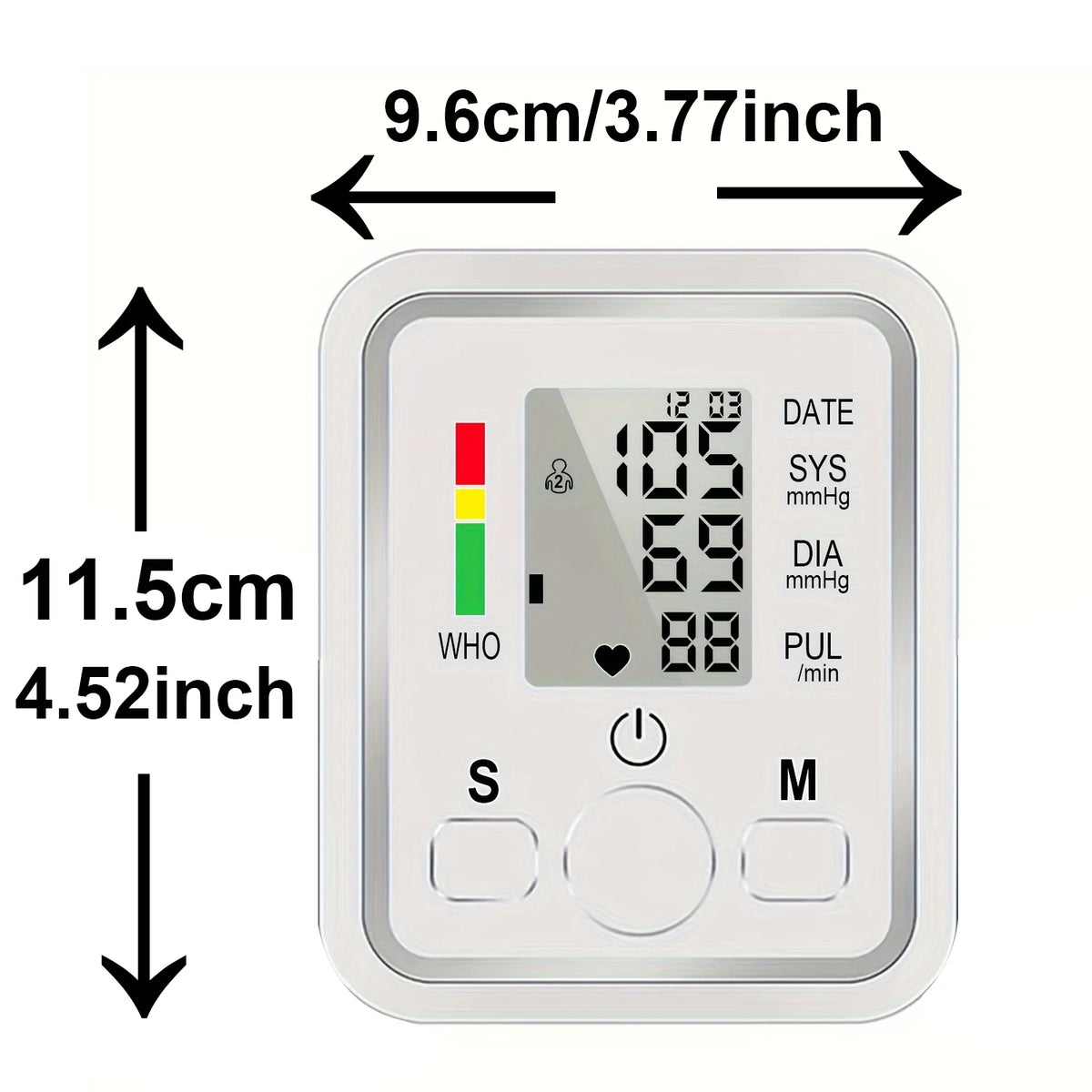 Portable Blood Pressure Monitor Arm &ndash; Automatic Readout