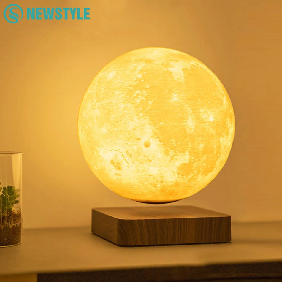 Lampada Notturna Luna Levante 360 Lampada Magnetica Tre Colori