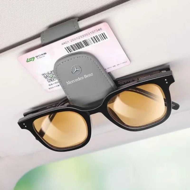 Car Sunglasses Holder Clip for Mercedes Benz AMG GLE GLC - Stylish Auto Eyewear Accessory