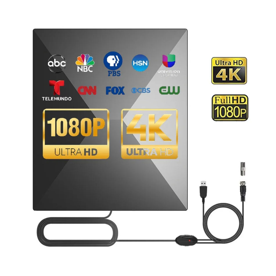 TV Antenna Local Channels Indoor Outdoor &ndash; 4K 1080P HDTV