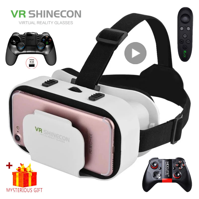 Virtual Reality VR Headset With Lenses For Smartphones Gaming