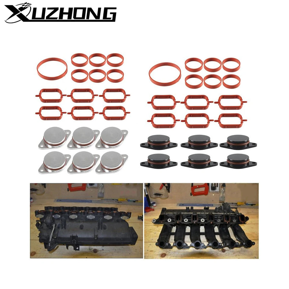 Swirl Flaps Delete Kit for BMW 320d and 330d, Aluminum and Glass Fiber Construction for Improved Intake