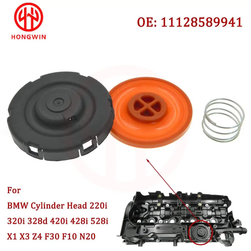 Motor PCV Ventildeckel Reparatursatz mit Membran für BMW F30 F10 N20