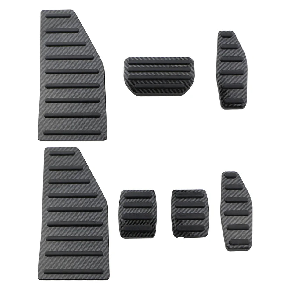 Suzuki Jimny JB74/JB64 Pokrivači papučica s brušenim nehrđajućim čelikom i gumom, LHD