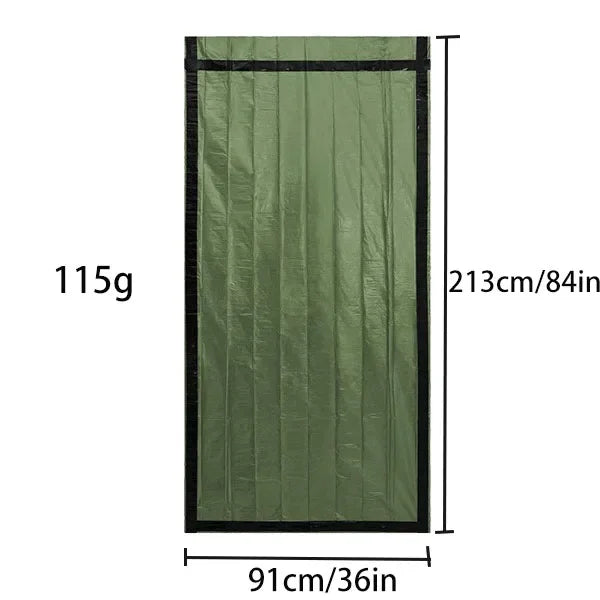 1 PC Emergency Survival Sleeping Bag - Waterproof Lightweight Portable Thermal Sack For Camping Hiking Outdoor Adventures A