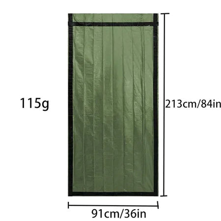 1 PC Emergency Survival Sleeping Bag - Waterproof Lightweight Portable Thermal Sack For Camping Hiking Outdoor Adventures A