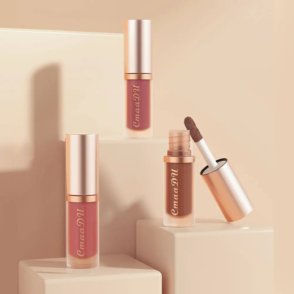 12 Color Long Lasting Velvet Matte Lip Gloss | Waterproof &amp; Nonstick