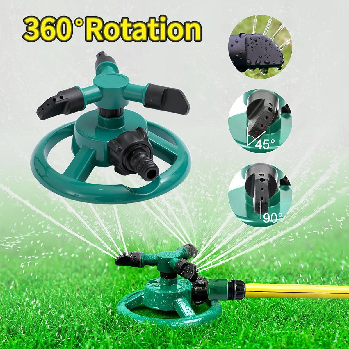 360&deg; Auto Rotating Spray Nozzle