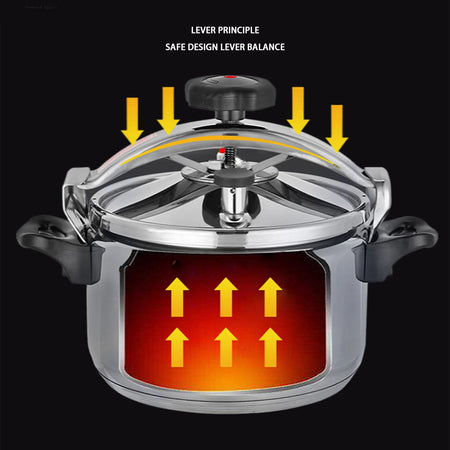 Explosion Proof Pressure Cooker 4-5L Aluminum &ndash; Gas Stove