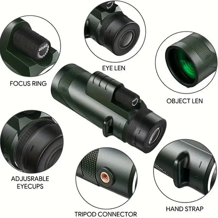 8X42 HD Monocular Telescope - High Precision For Hunting
