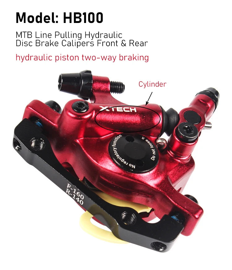 ZOOM HB100 Hydraulic Disc Brake Calipers &ndash; High Performance MTB Braking