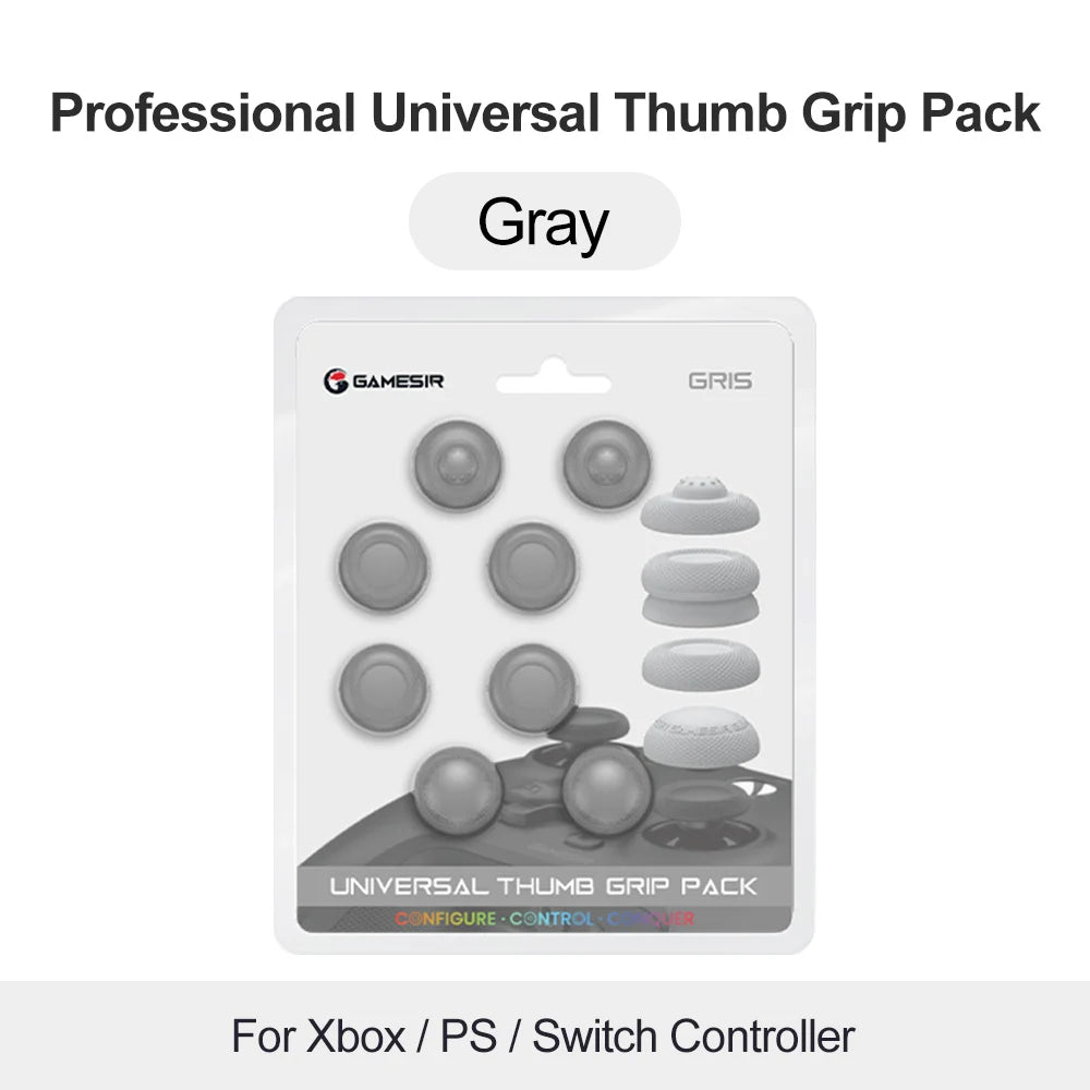 GameSir Thumb Grips AC 12 &ndash; Anti-Slip Easy Install, Durable Gray