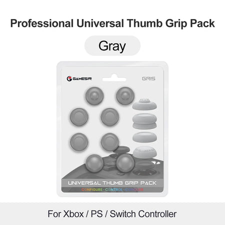 GameSir Thumb Grips AC 12 &ndash; Anti-Slip Easy Install, Durable Gray