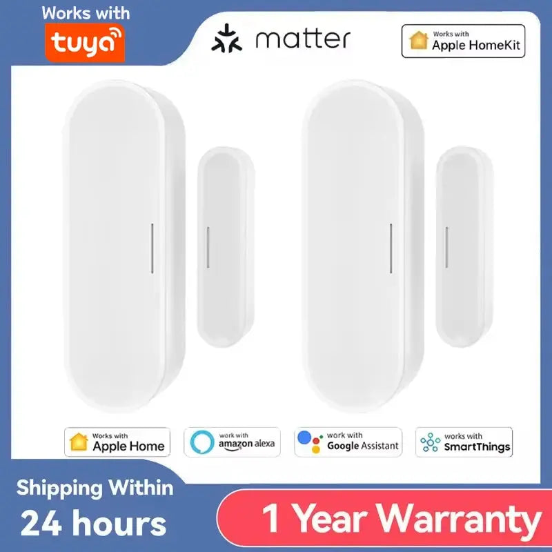 Matter Thread Door Window Sensor Usb Powered Wireless Detector For Smart Home by InterCyprus Trading Ltd
