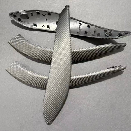 Real Carbon Fiber Interior Car Door Pull Handle Outer Cover Trim Shift Base For BMW 3 4 Series M3 M4 F30F34 F36 F32 F33 F80 F82 by InterCyprus Trading Ltd