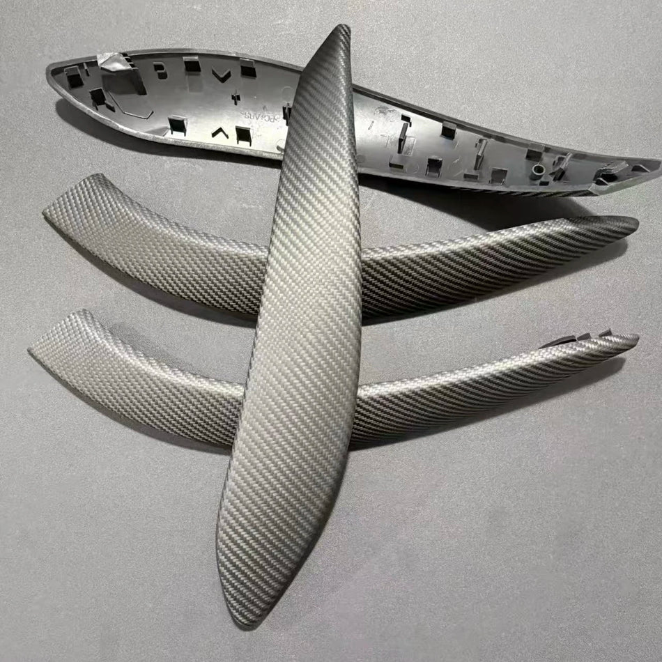 Real Carbon Fiber Interior Car Door Pull Handle Outer Cover Trim Shift Base For BMW 3 4 Series M3 M4 F30F34 F36 F32 F33 F80 F82 by InterCyprus Trading Ltd