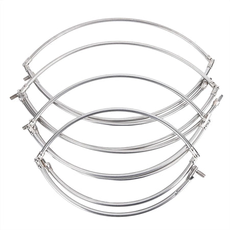 Gmarty Stainless Steel Folding Fishing Net Head - Compact and Durable