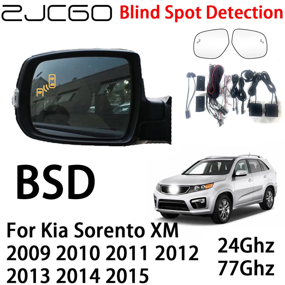Sistem opozarjanja na radar za zaznavanje mrtvih kotov z dvema mmWave senzorjema za Kia Sorento XM 2009-2015