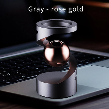 Magnetic Levitation Anti-Gravity Gyroscope Desk Toy for Stress Relief - Perfect Adult Gift Gary-rose