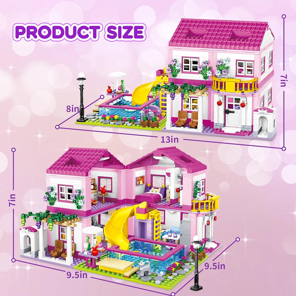 Friends City Street View House &ndash; Educational Blocks
