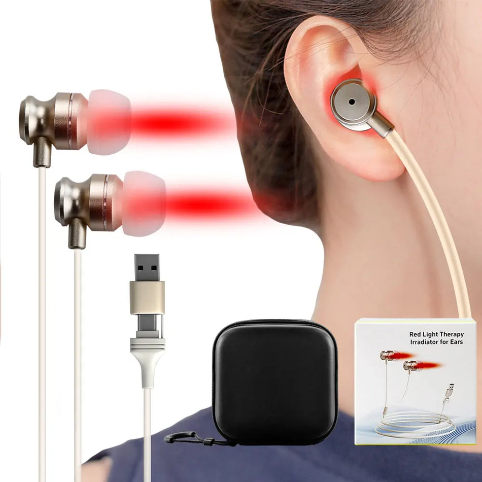 USBC 650nm Rött Ljus Öronterapi För Tinnitus Otitis Media