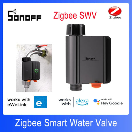 SONOFF Zigbee 3.0 Smart Water Valve - Automated Irrigation Controller