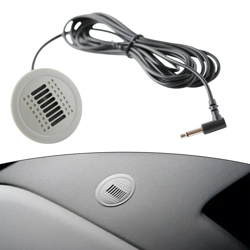 Mikrofon til BMW Bil Audio, 3.5mm Ledning, ABS Holdbar Konstruktion for Klar Stemmeoptagelse