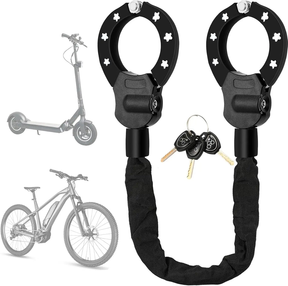 Κλειδαριά E Scooter 93cm Κλειδαριά Χειροπέδας Ποδηλάτου Με Κλειδί Ασφάλειας