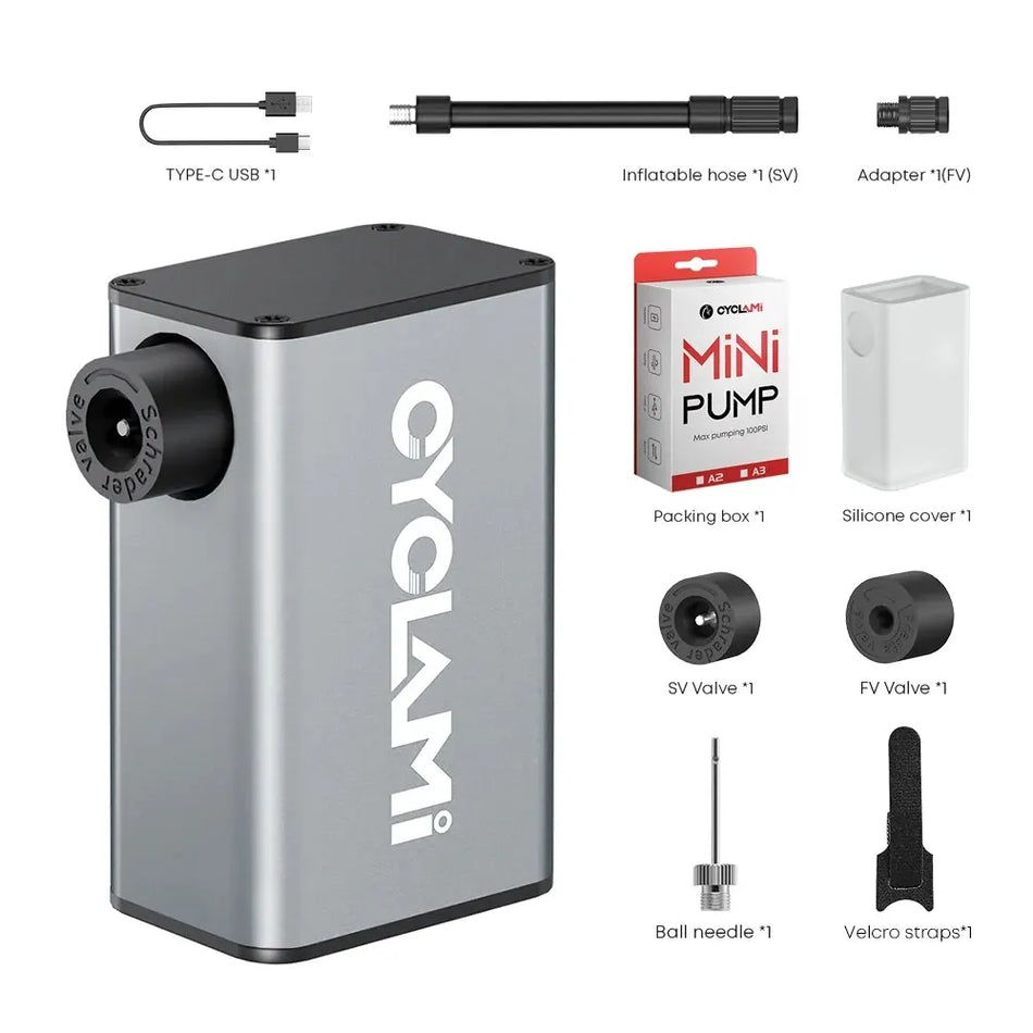 CYCLAMIC A3 Mini Cordless Electric Air Pump for Bikes