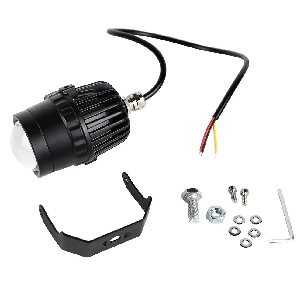1 pair 32W Motorcycle LED Spotlight Auxiliary Headlight Driving Light for Motorcycles Bicycles ATV LED Work Lights by InterCyprus Trading Ltd