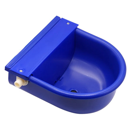 Automatic Cattle Goat Water Drinker Bowl &ndash; With Float Valve Dark blue