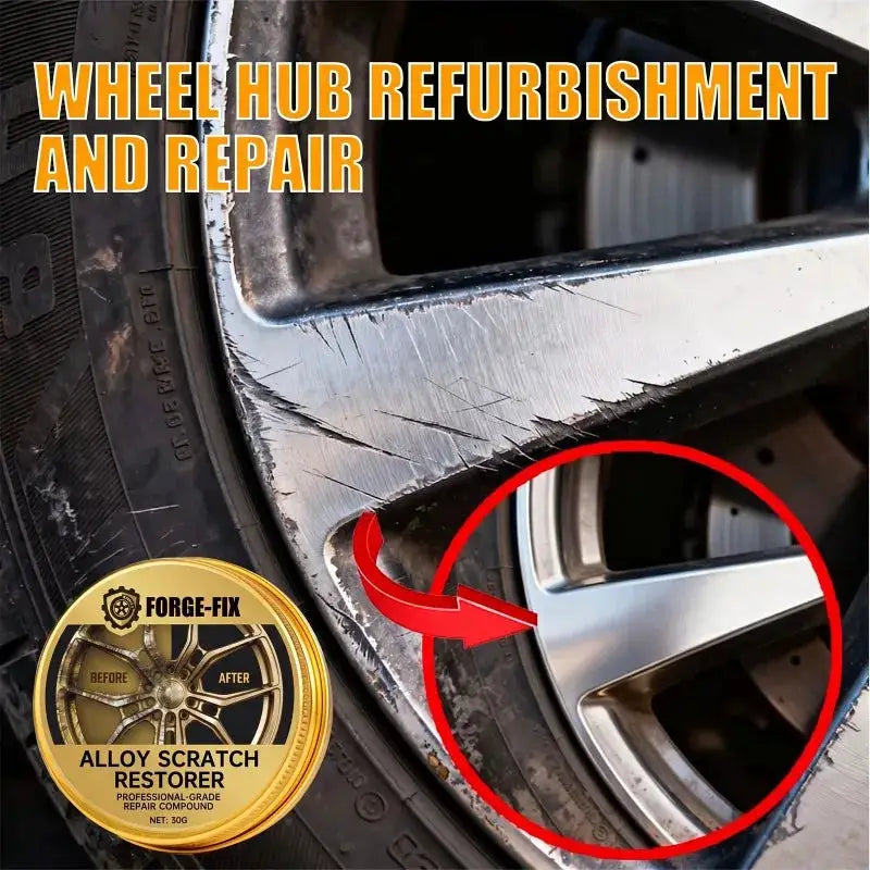 Car Wheel Rim Scratch Repair Paste Aluminum Alloy Rim Refurbishment Paint for Scratches by InterCyprus Trading Ltd