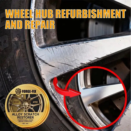 Car Wheel Rim Scratch Repair Paste Aluminum Alloy Rim Refurbishment Paint for Scratches by InterCyprus Trading Ltd
