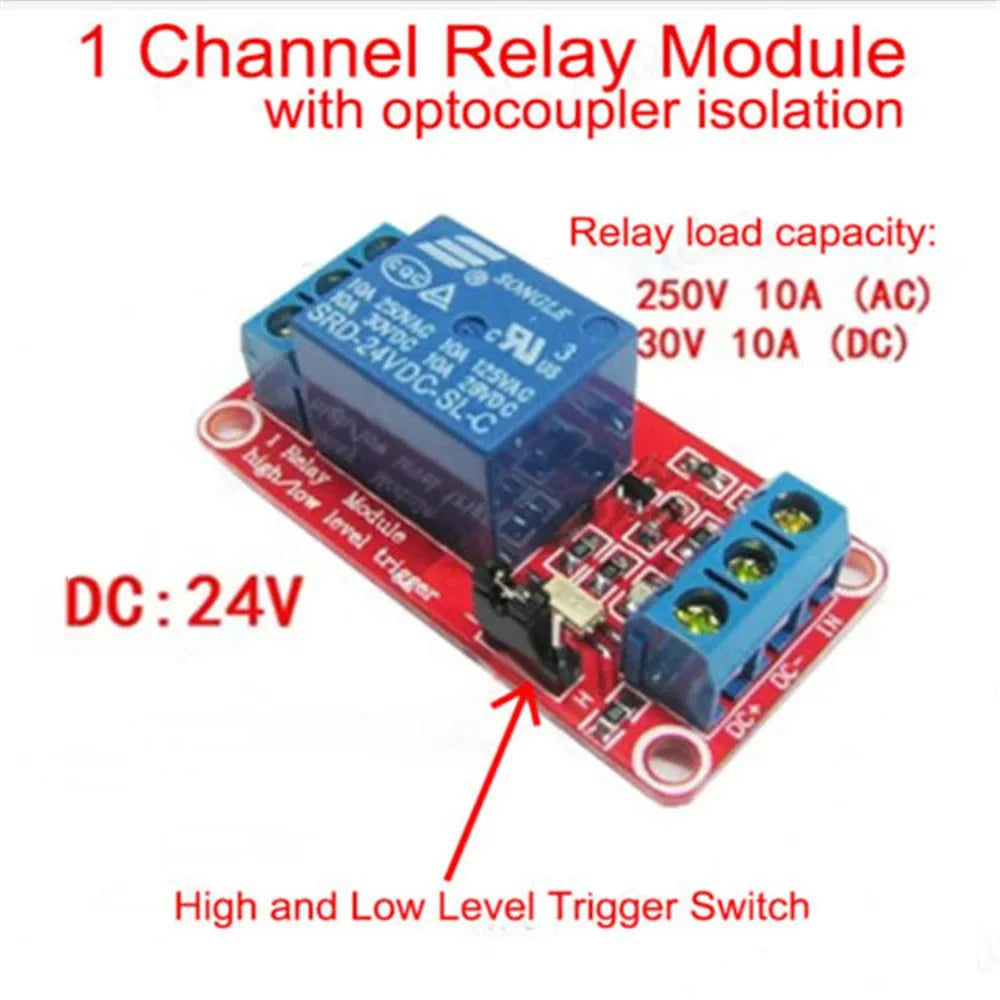 1-5Pcs DC Relay Module &ndash; Wide Voltage Compatibility for Arduino