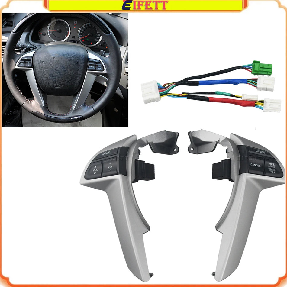 Interrupteur de bouton de volant avec cadre pour Honda Accord Odyssey
