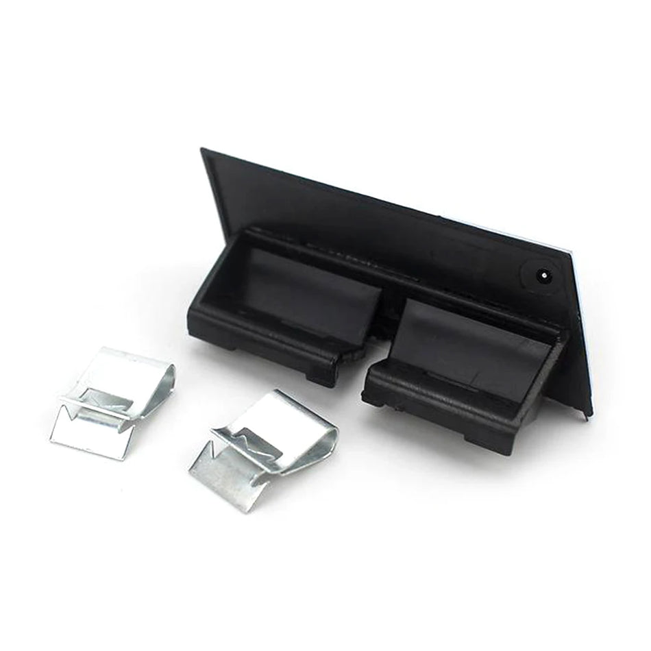 Logo-Abzeichen Waben-Grill für Audi S3 S4 S5 S6 23x100mm wetterbeständig Edelstahl-Finish