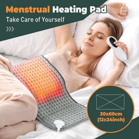 AFDEAL Heating Pad &ndash; Thermostat Control With Auto Timer