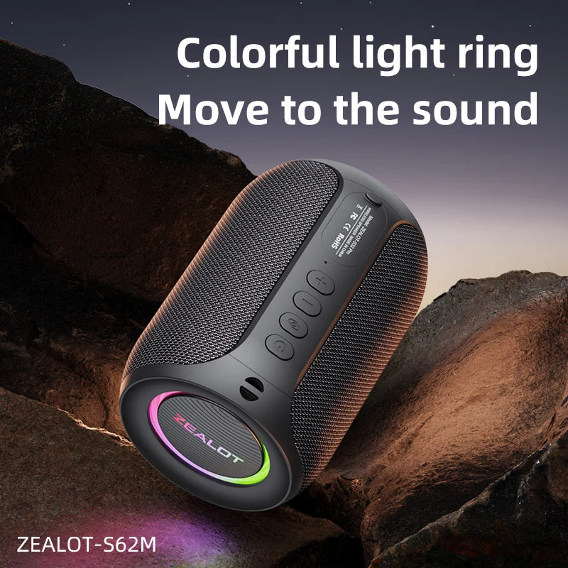 ZEALOT-S62M Karaoke Machine &ndash; Portable Bluetooth 5.3 System