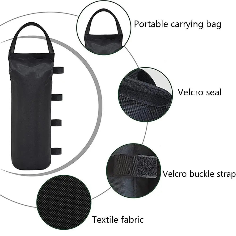 4PCS Heavy-Duty Sand Bag Tent Kit for Enhanced Stability