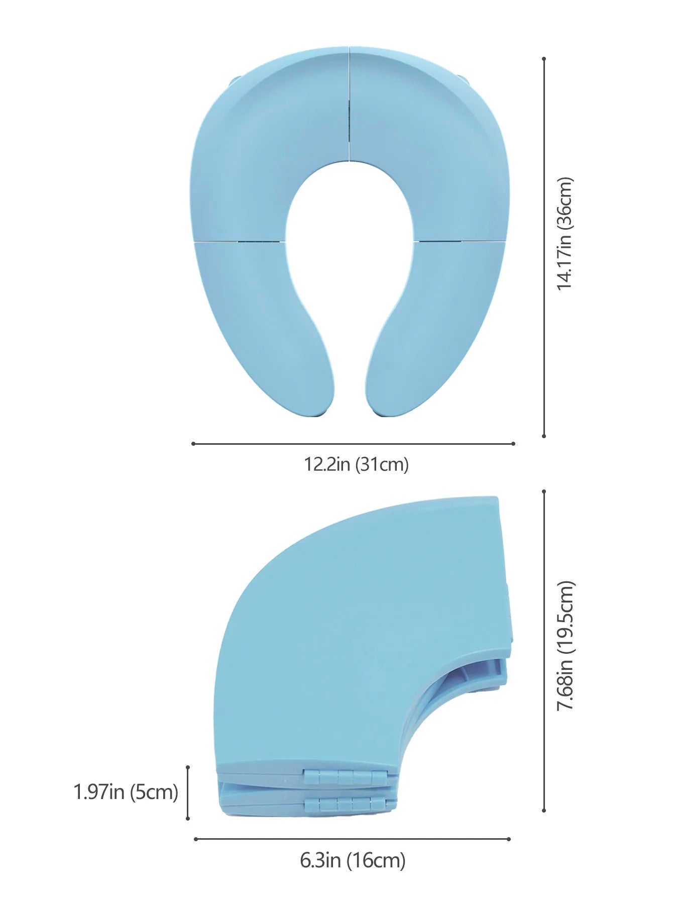 OKB094 Portable Baby Travel Toilet Seat &ndash; Folding Design