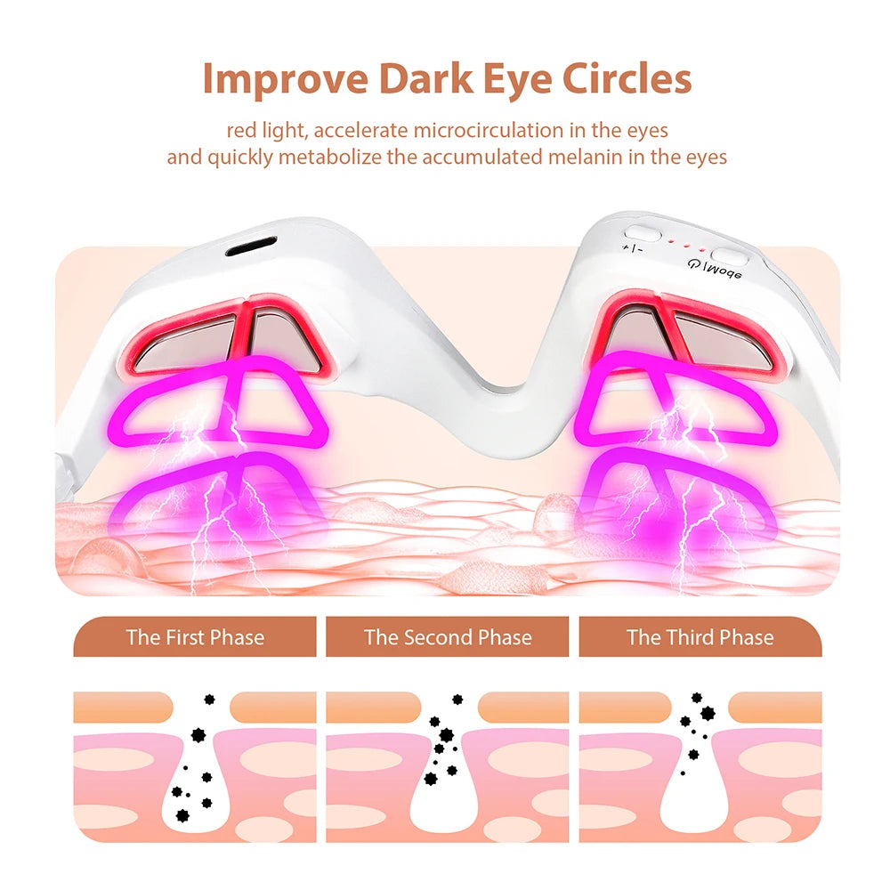3D Eye Massager for Fatigue Relief &amp; Dark Circles
