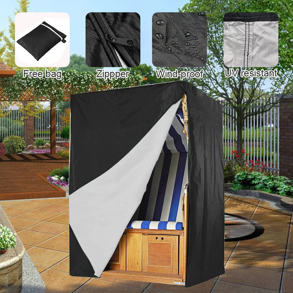 Copertura per Sedia da Spiaggia 210D Impermeabile Copertura per Mobili da Esterno